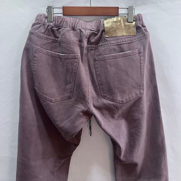 One by One Teaspoon Denim Jogger Pants Size XS Elastic Waist Jeans Cotton Y2K - Picture 2 of 10